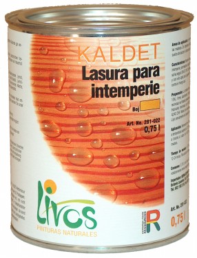 Lasura para intemperie - Livos - KALDET_281 Lasura para intemperie - Livos - KALDET_281